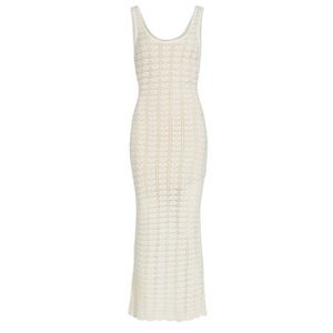 Alice + Olivia Veronique Crochet Tank Midi Dress